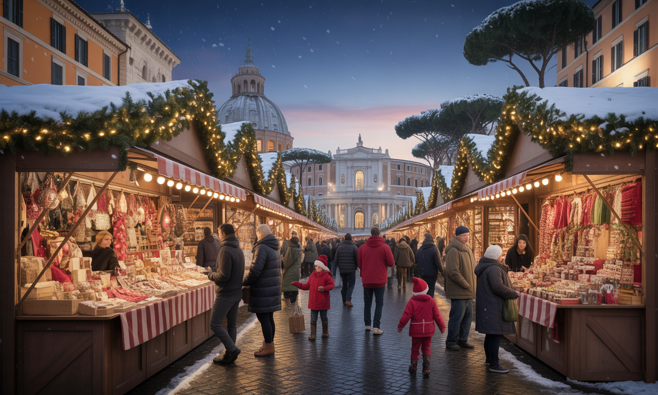 partez à la découverte des marchés de noël incontournables de rome : ambiance féerique, artisanat local, gourmandises et traditions vous attendent pour des fêtes magiques dans la capitale italienne.