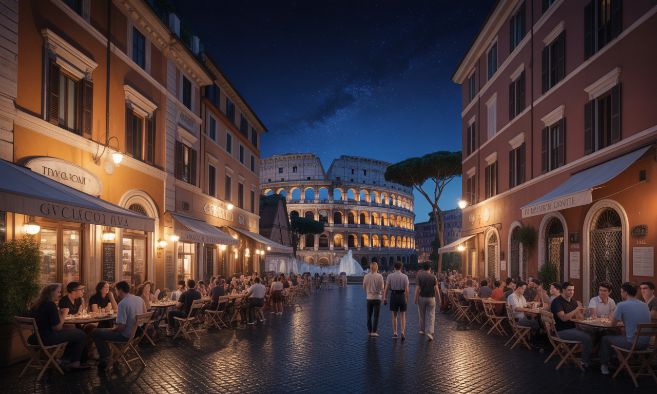 découvrez les meilleures adresses économiques pour sortir le soir à rome et profitez de la vie nocturne de la ville sans vous ruiner : bars, restaurants, et lieux incontournables pour une soirée réussie.