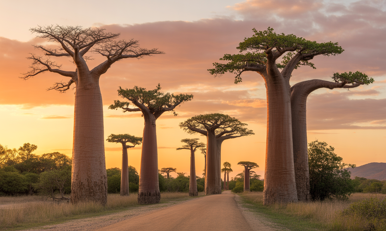 L All e Des Baobabs Tr sor Naturel De Madagascar