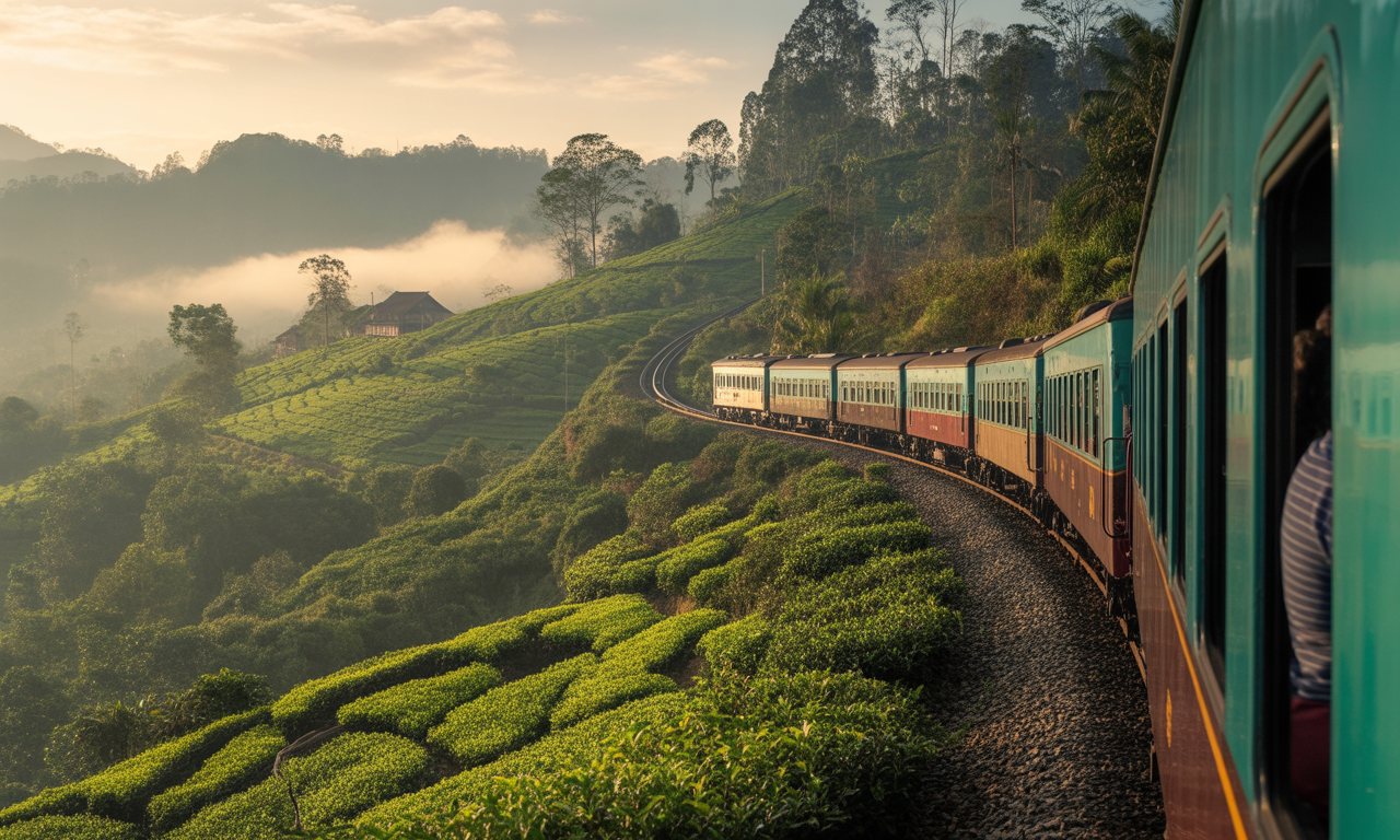 découvrez la magie du voyage en train entre ella et kandy au sri lanka : paysages verdoyants, plantations de thé et aventures inoubliables au cœur de la nature.