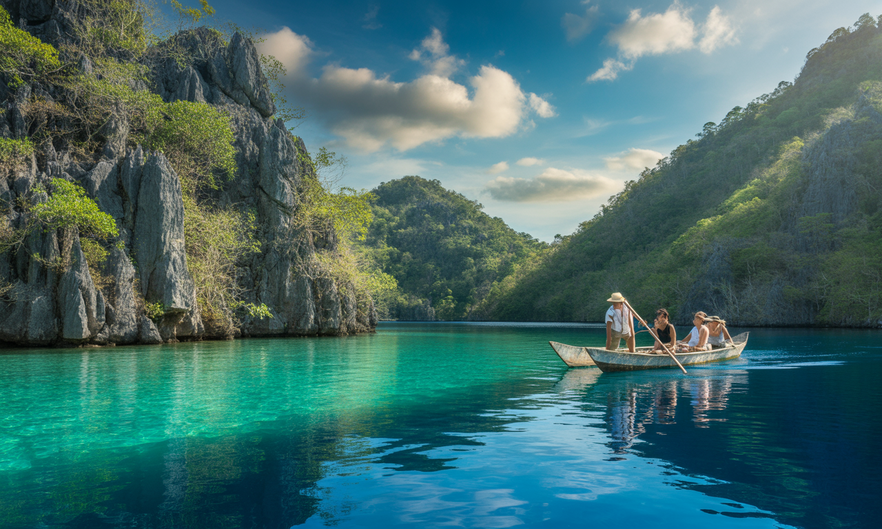explorez le lac kayangan, un joyau naturel situé sur l'île de coron aux philippines, réputé pour ses eaux cristallines, ses paysages époustouflants et sa biodiversité exceptionnelle.