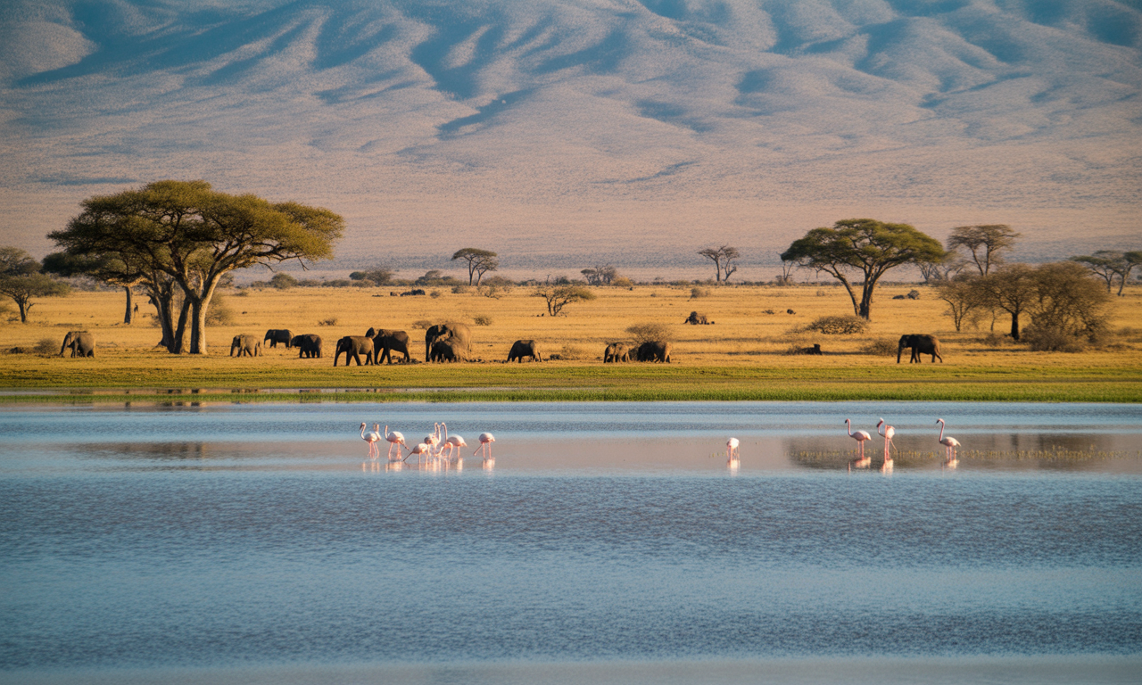 À la découverte du parc national du lac Manyara en Tanzanie 2 explorez la beauté sauvage du parc national du lac manyara en tanzanie, un paradis pour les amoureux de la nature avec sa faune exceptionnelle et ses paysages époustouflants.