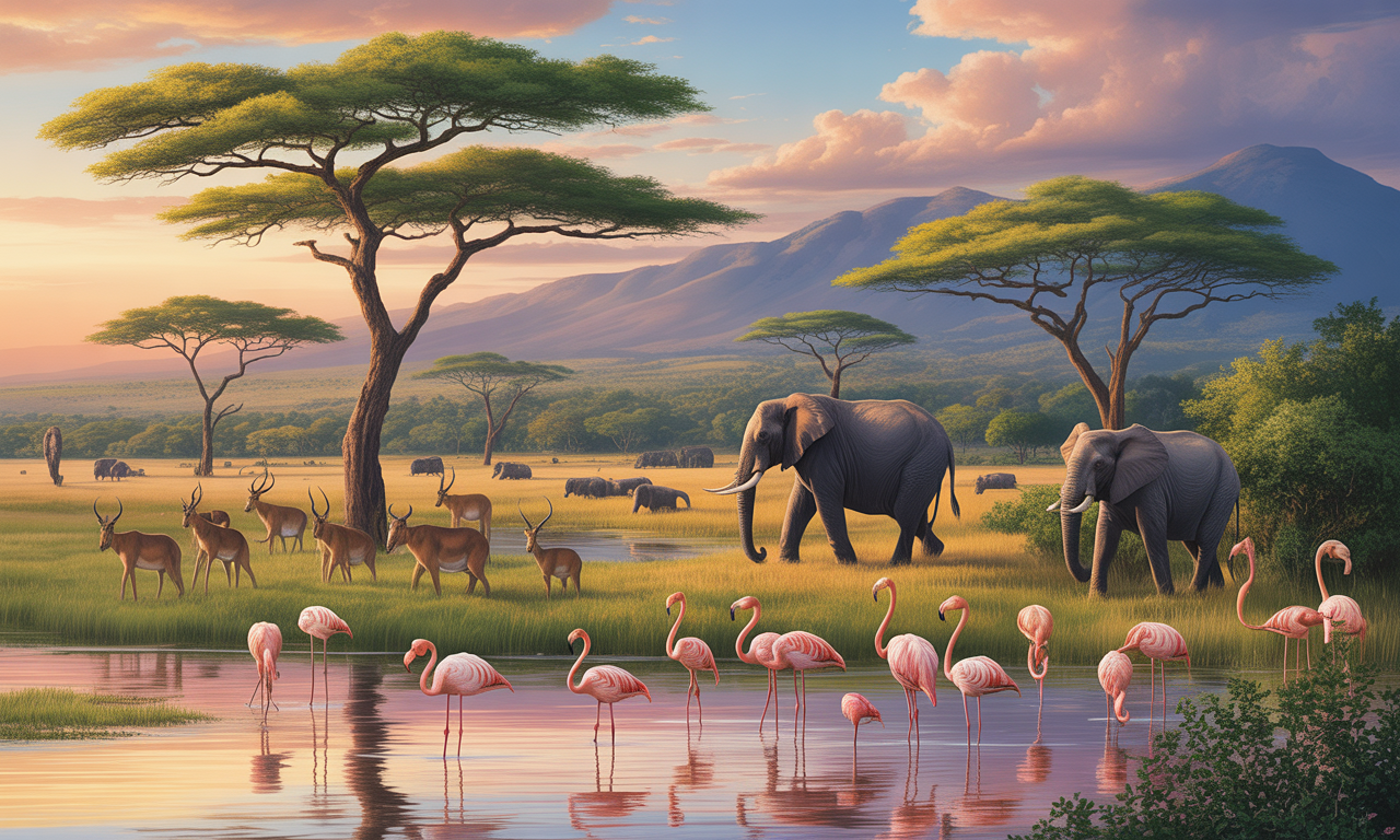 explorez le parc national du lac manyara en tanzanie, un joyau naturel célèbre pour sa faune diverse, ses paysages époustouflants et ses activités de safari uniques.