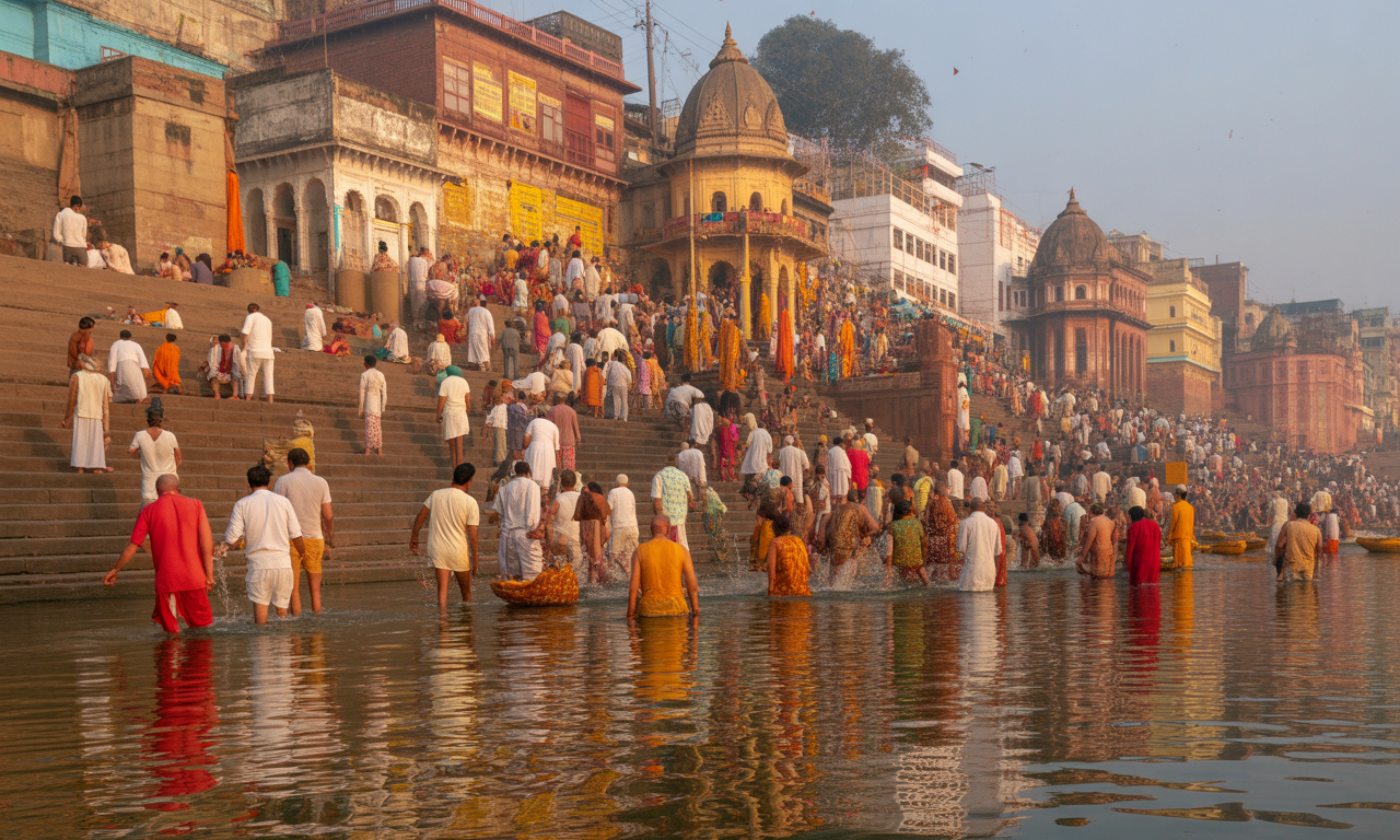 découvrez bénarès, aussi connue sous le nom de varanasi, une ville envoûtante en inde où la spiritualité et la culture millénaire se rencontrent pour une expérience magique et intemporelle.