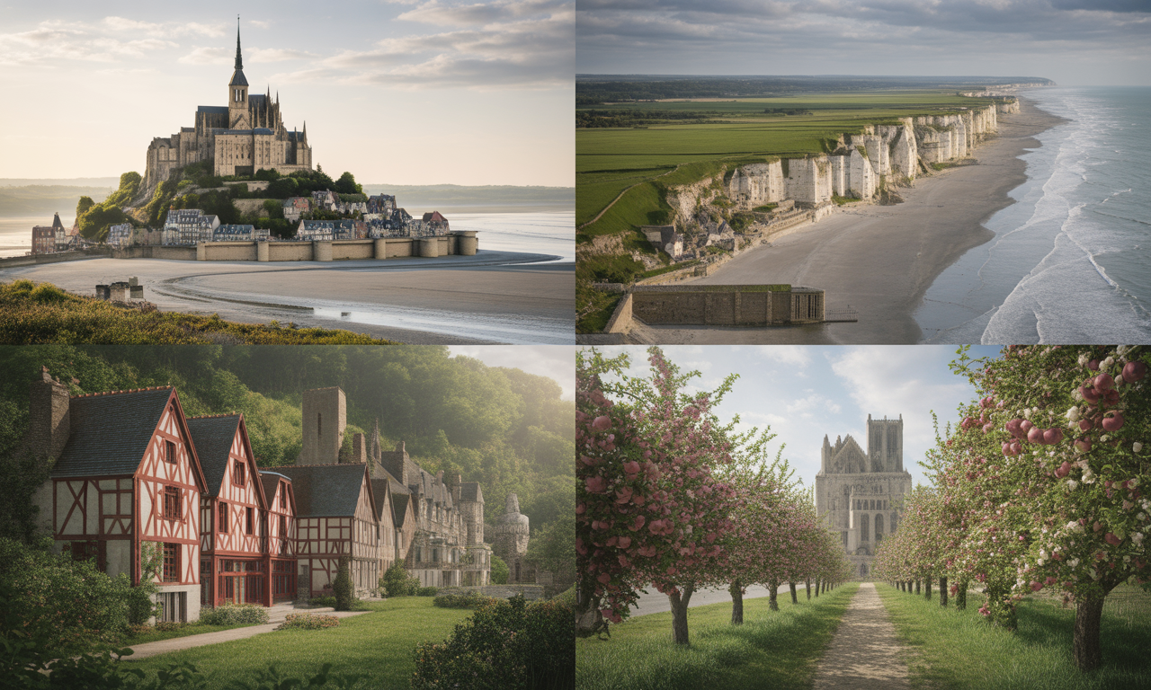 découvrez les incontournables de la normandie et plongez au cœur de ses merveilles naturelles, culturelles et historiques pour un voyage inoubliable.