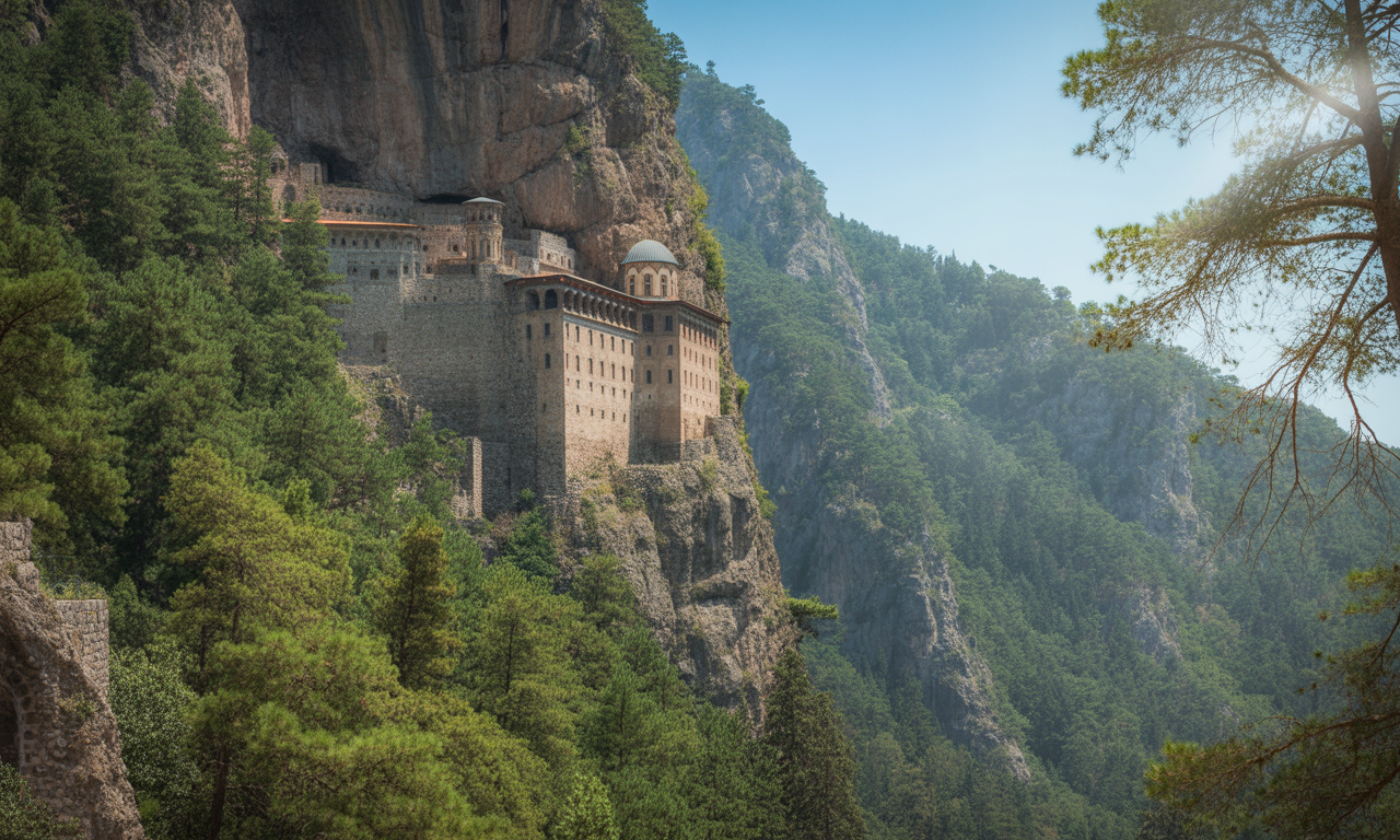 explorez le monastère de sumela, un trésor historique niché dans les falaises de turquie, et découvrez son architecture unique et son riche héritage culturel.