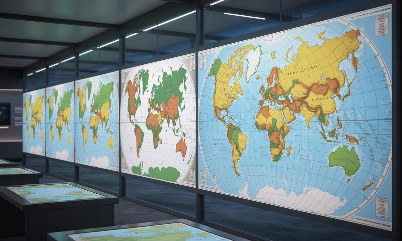 découvrez les différentes projections cartographiques du globe et leurs utilisations pour mieux comprendre la représentation du monde sur une carte.