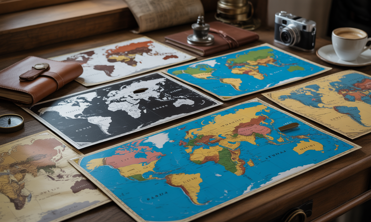 découvrez notre collection complète de cartes à gratter 'explorer le monde' pour voyager et révéler des destinations fascinantes tout en vous amusant.