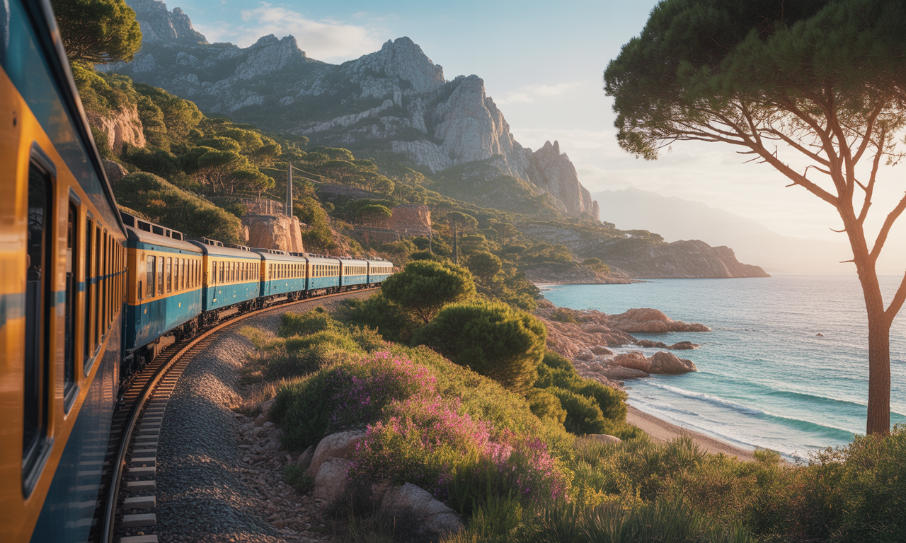 découvrez la corse en train et vivez une aventure inoubliable, entre paysages montagneux majestueux et magnifiques rivages côtiers. profitez d'un voyage unique alliant confort et découverte.