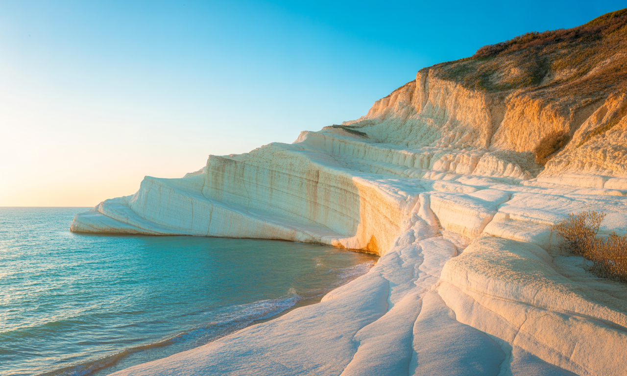 découvrez les majestueuses falaises blanches de la scala dei turchi en sicile, un site naturel unique offrant des vues imprenables et une beauté spectaculaire au bord de la méditerranée.