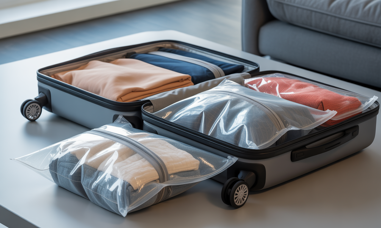 Sacs de compression de voyage : optimisez l'espace de vos bagages avec des vêtements sous vide 1 optimisez l'espace de vos bagages avec nos sacs de compression de voyage. rangez vos vêtements sous vide pour un voyage organisé et sans encombre.