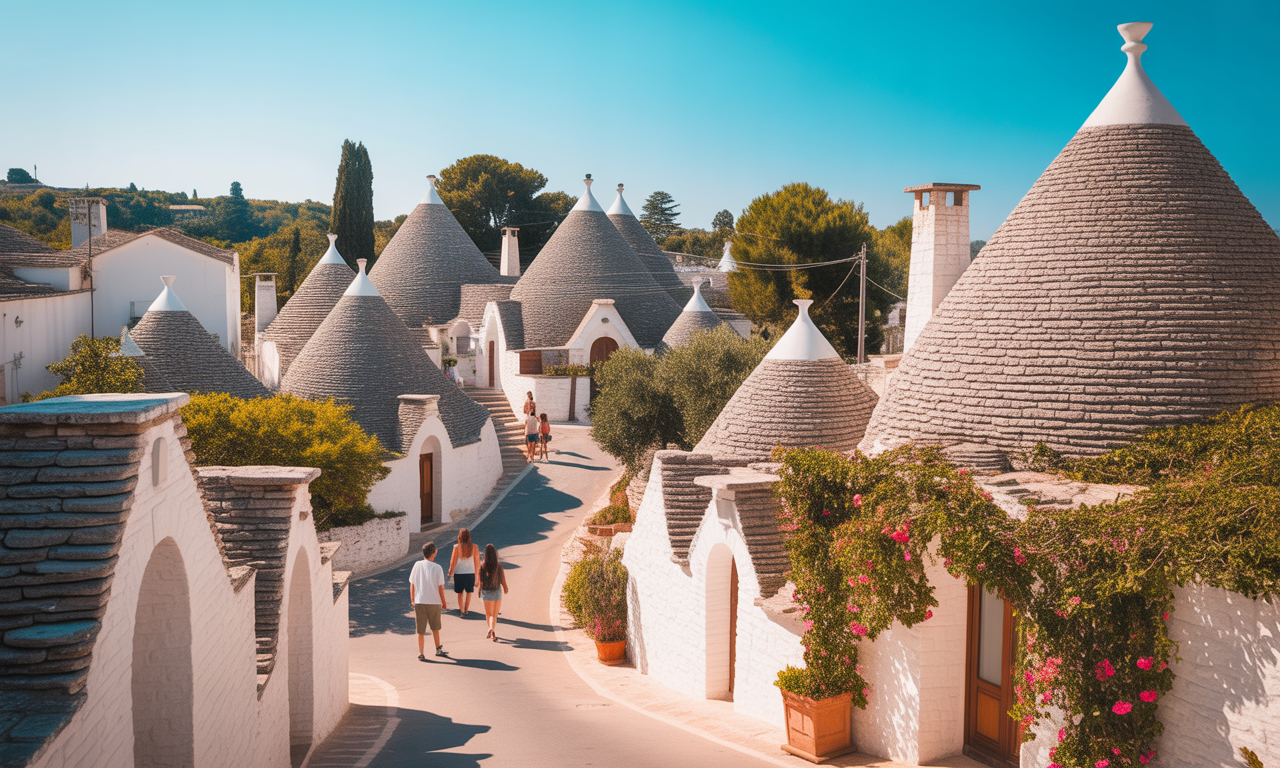 découvrez alberobello, la ville aux trulli uniques, avec notre guide complet pour visiter ses charmantes maisons en pierre, son histoire fascinante et ses incontournables attractions touristiques.