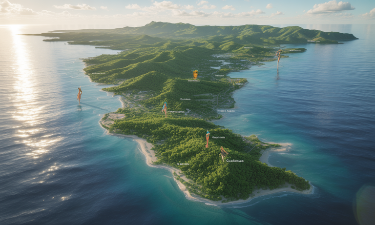 découvrez notre guide complet de la guadeloupe avec une carte détaillée pour mieux explorer l'île et ses trésors cachés.