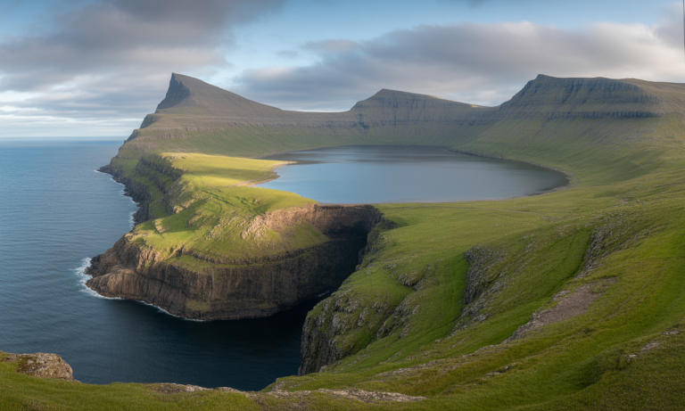 explorez le lac sørvágsvatn, un joyau naturel des îles féroé, célèbre pour ses paysages époustouflants et ses vues impressionnantes.