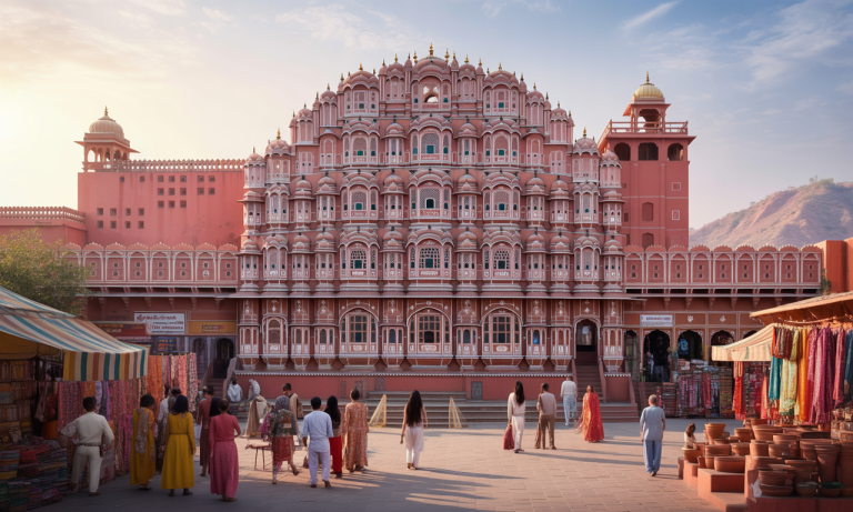 découvrez jaipur, la ville rose du rajasthan en inde, réputée pour ses magnifiques palais, son riche patrimoine culturel et son ambiance unique, alliant tradition et modernité.