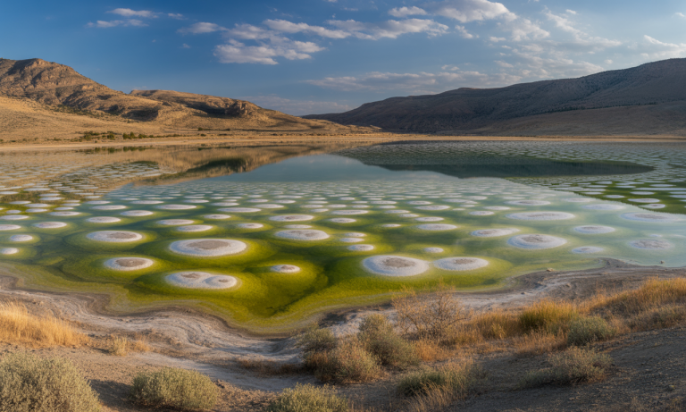 découvrez le lac tacheté, un joyau naturel surprenant niché dans le désert d'osoyoos au canada, offrant un paysage unique et une biodiversité fascinante.