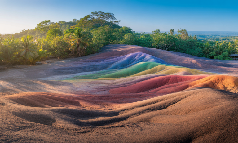découvrez les fabuleuses terres multicolores de chamarel à l'île maurice, un phénomène naturel unique aux paysages spectaculaires offrant une palette de couleurs étonnantes au cœur de l'océan indien.