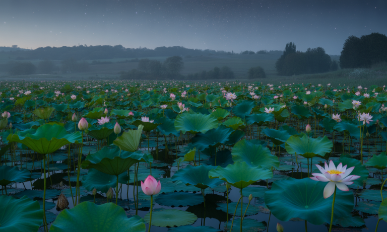 vivez une nuit magique au cœur des lotus flottants en côte-d'or, près de dijon. une évasion inattendue pour rêver et se reconnecter avec la nature dans un cadre enchanteur.