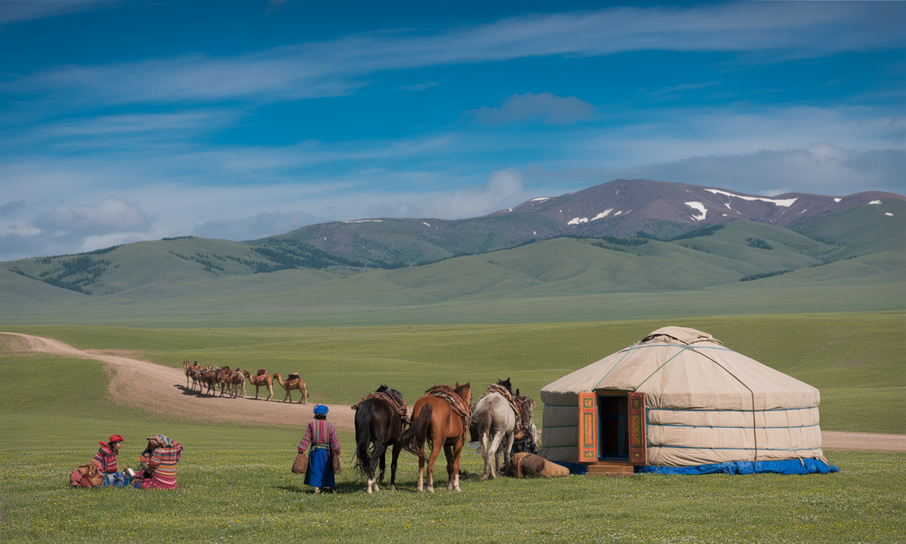 partez à l'aventure en mongolie avec cet itinéraire captivant de deux semaines, entre steppes infinies, culture nomade et paysages époustouflants.