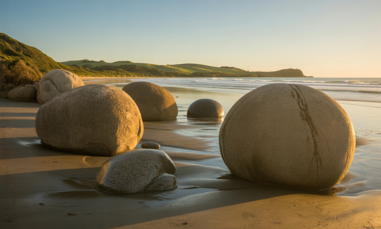 explorez les mystères fascinants des boules de moeraki en nouvelle-zélande, ces formations rocheuses uniques et naturelles qui intriguent les visiteurs du monde entier.