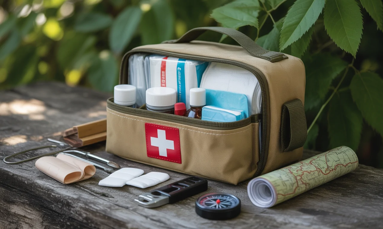 kit de premiers secours essentiel, compact et complet, idéal pour assurer votre sécurité lors de toutes vos aventures de voyage. prêt à intervenir en cas d'urgence, partout où vous allez.