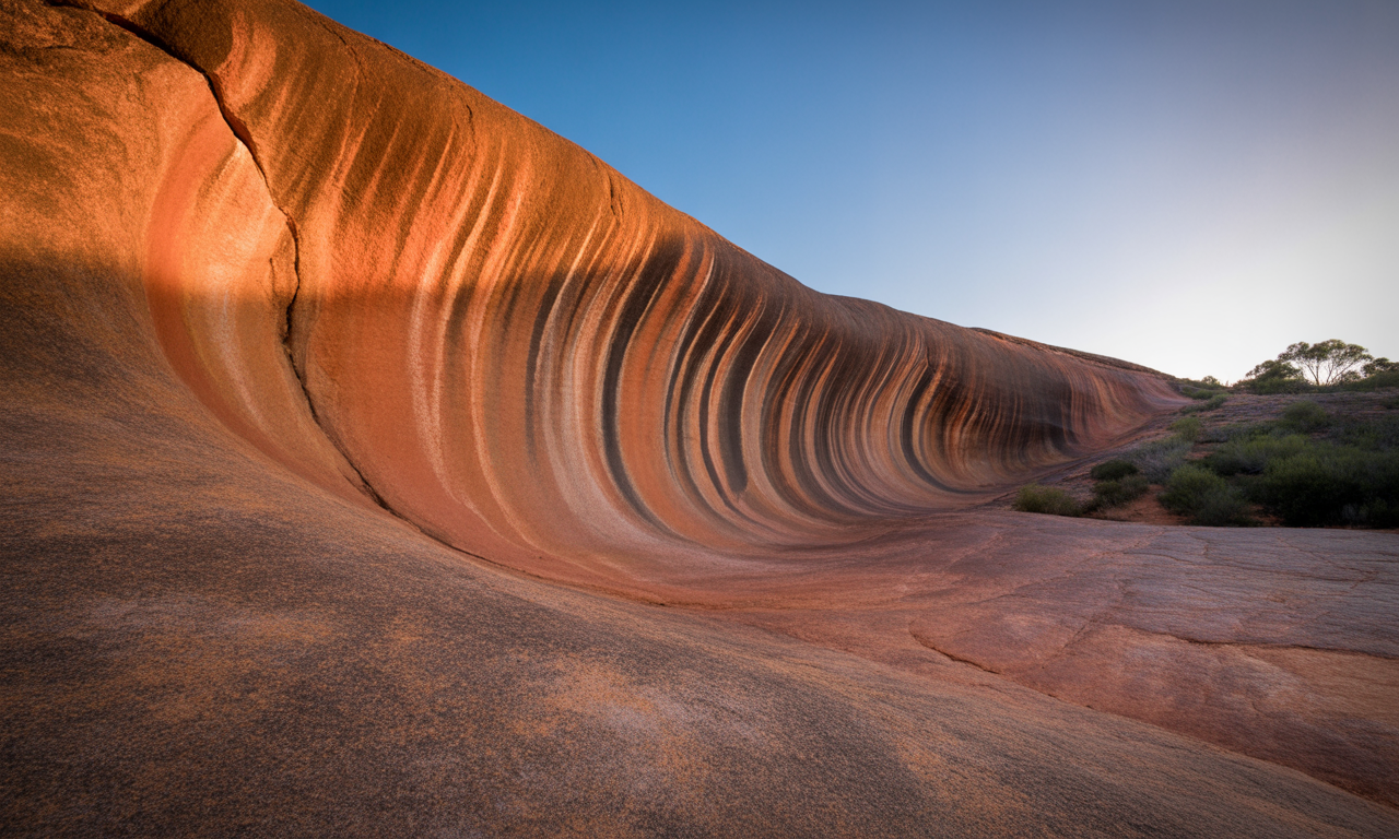 découvrez la vague rocheuse de hyden, un site naturel spectaculaire en australie, célèbre pour ses formations géologiques uniques et ses paysages impressionnants.