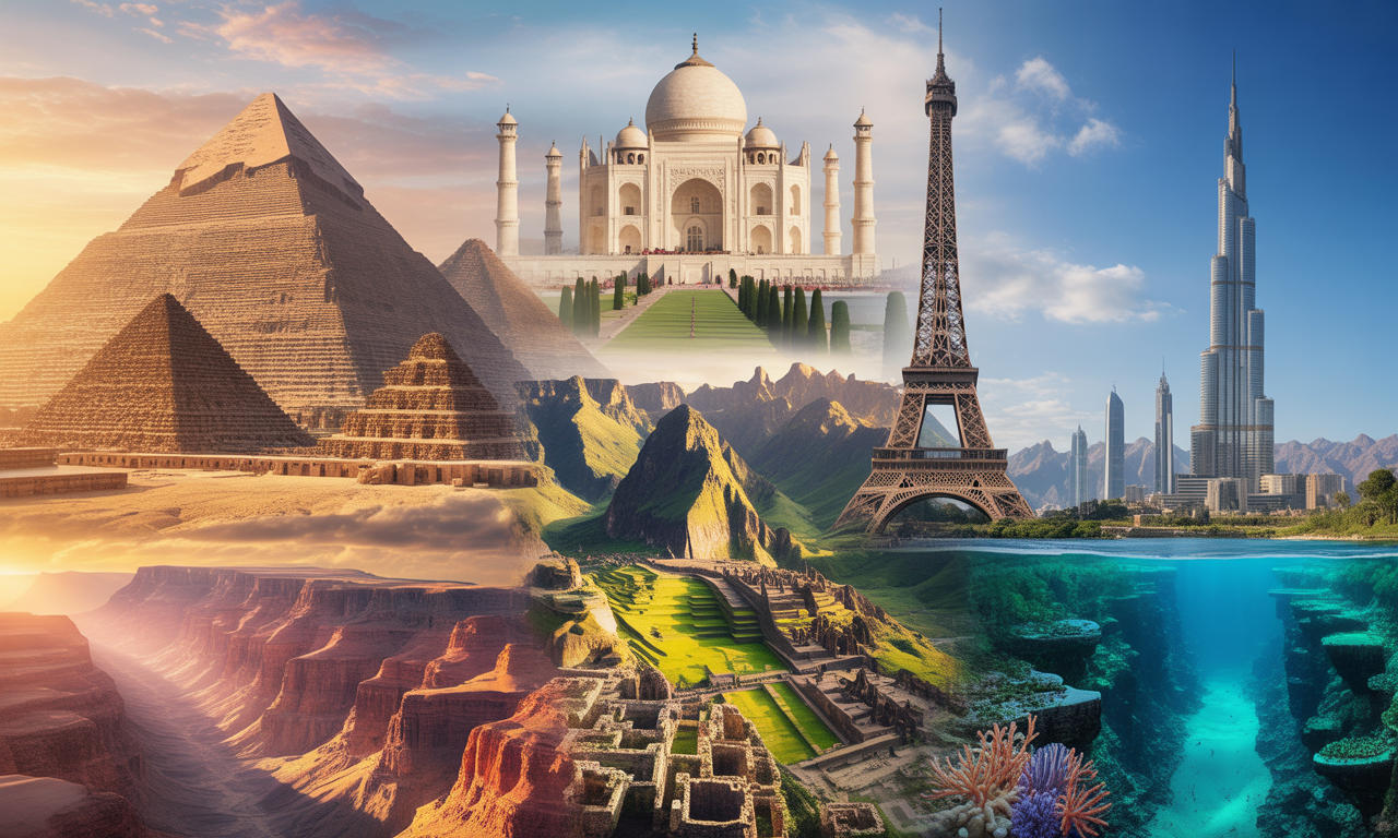 découvrez les 7 joyaux de la terre, un voyage captivant à travers les merveilles antiques, modernes et naturelles qui façonnent notre planète.