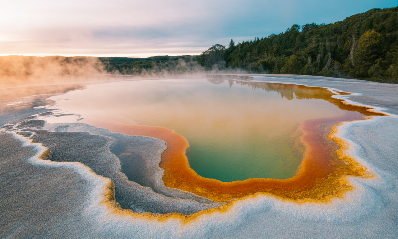 découvrez les éblouissants lacs colorés de wai-o-tapu en nouvelle-zélande, un site naturel spectaculaire aux eaux aux teintes vibrantes, résultat de phénomènes géothermiques uniques.