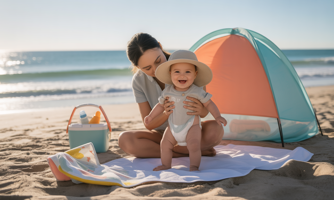 découvrez nos astuces indispensables pour profiter de la plage en toute sécurité et sérénité avec votre bébé, pour des moments inoubliables en famille.