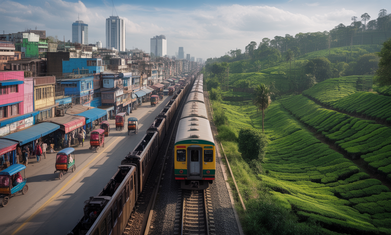 découvrez un voyage unique en train au bangladesh, de l'effervescence de dhaka aux paysages sereins de srimangal, entre tradition et nature.